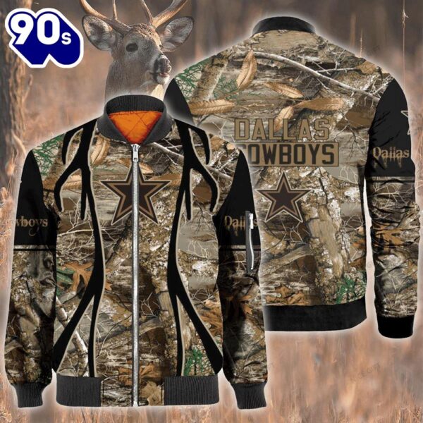 Nfl Dallas Cowboys Hunting Bomber Jacket