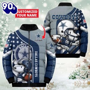 NFL Dallas Cowboys Snoopy Puffer…