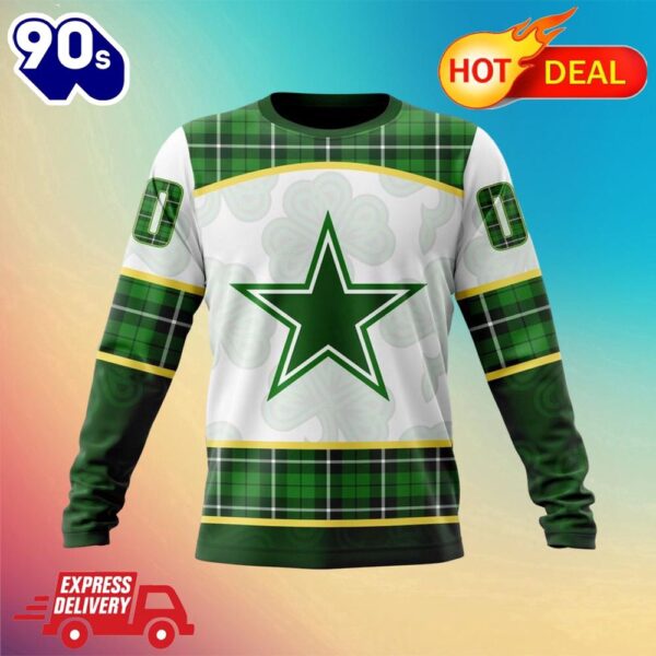 NFL Dallas Cowboys Special Design For St. Patrick Day All Over Print Shirts