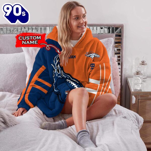 NFL Denver Broncos Custom Huggle Hoodie