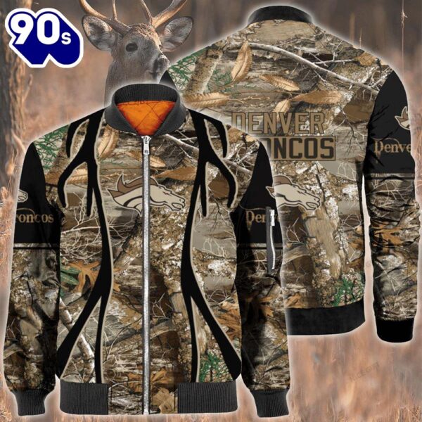 Nfl Denver Broncos Hunting Bomber Jacket