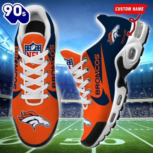 NFL Denver Broncos Name TN Shoes For Fans Gift Christmas