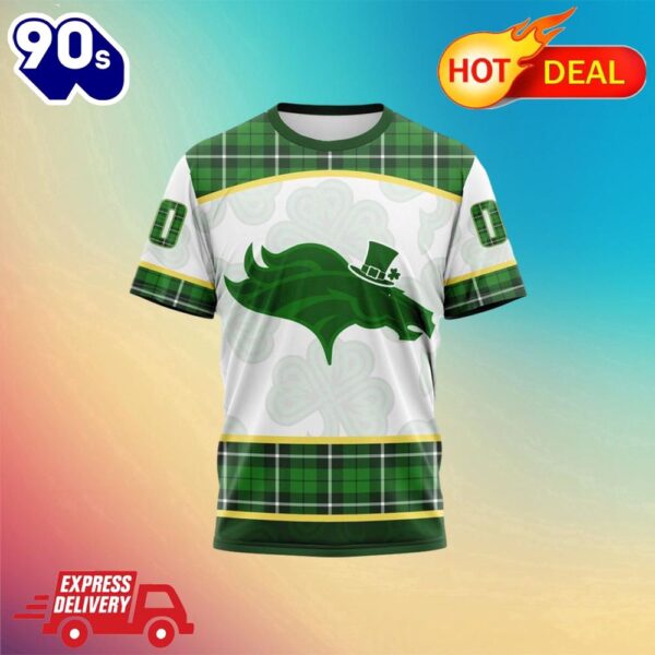 NFL Denver Broncos Special Design For St. Patrick Day All Over Print Shirts