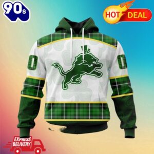 NFL Detroit Lions Special Design For St. Patrick Day All Over Print Shirts