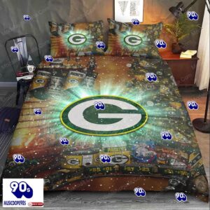 NFL Green Bay Packers Logo Christmas Bedding Sets