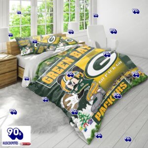 NFL Green Bay Packers Mickey Mouse Bedding Sets