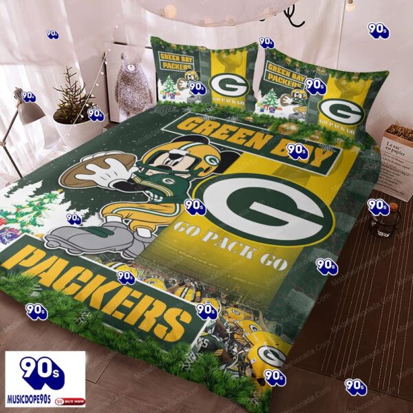 NFL Green Bay Packers Mickey Mouse Bedding Sets