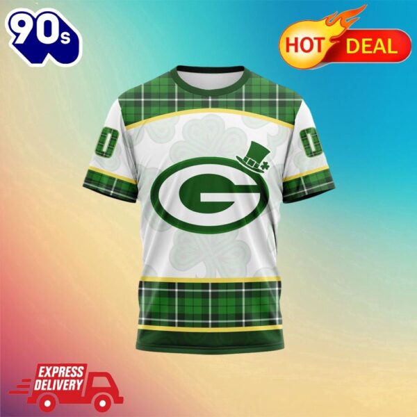 NFL Green Bay Packers Special Design For St. Patrick Day All Over Print Shirts