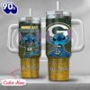 NFL Green Bay Packers Stitch Glitter Custom Stanley Quencher 40oz Stainless Steel Tumbler With Handle