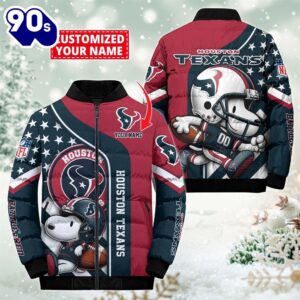 NFL Houston Texans Snoopy Puffer…