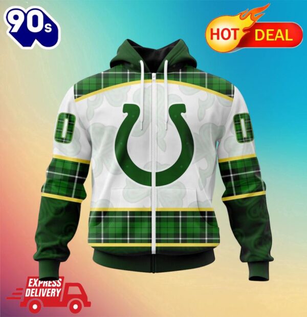 NFL Indianapolis Colts Special Design For St. Patrick Day All Over Print Shirts