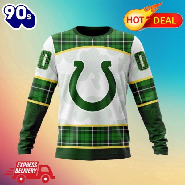 NFL Indianapolis Colts Special Design For St. Patrick Day All Over Print Shirts