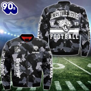 NFL Jacksonville Jaguars Bomber Jacket Custom Your Name  Gift For Christmas