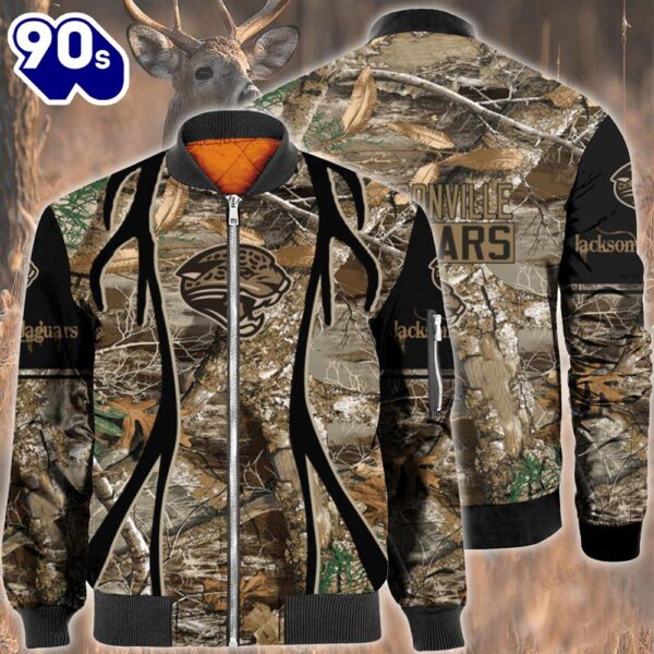 Nfl Jacksonville Jaguars Hunting Bomber Jacket