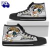 NFL Jacksonville Jaguars Mickey High Top Shoes For Fans New Canvas Shoes