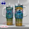 NFL Jacksonville Jaguars Stitch Glitter Custom Stanley Quencher 40oz Stainless Steel Tumbler With Handle