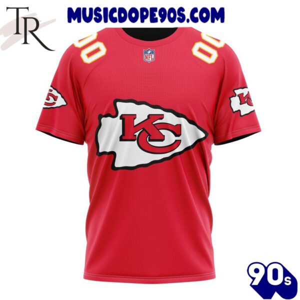 NFL Kansas City Chiefs Custom Name Number 2024 Jersey T-Shirt