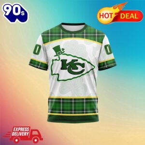 NFL Kansas City Chiefs Special Design For St. Patrick Day All Over Print Shirts