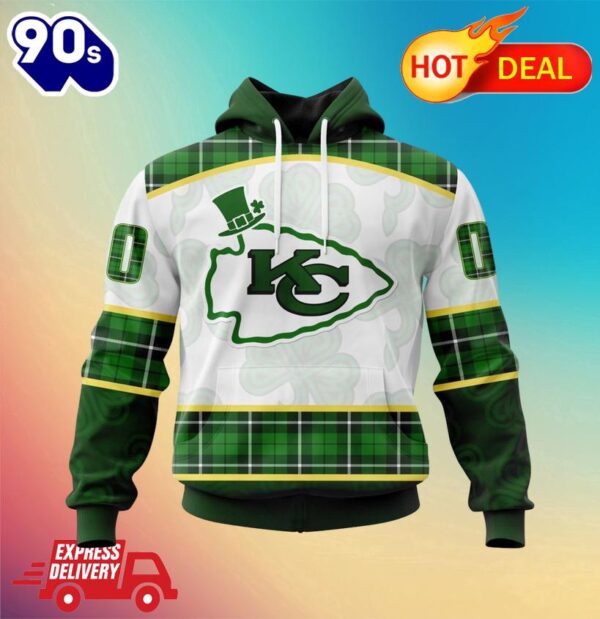 NFL Kansas City Chiefs Special Design For St. Patrick Day All Over Print Shirts