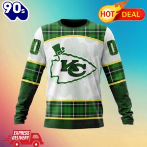 NFL Kansas City Chiefs Special Design For St. Patrick Day All Over Print Shirts