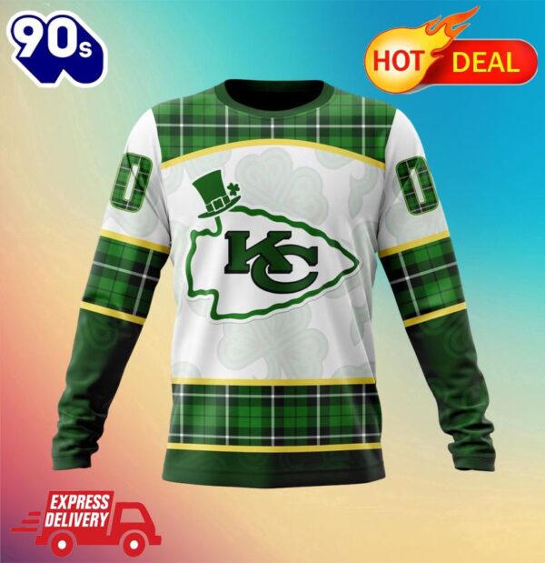 NFL Kansas City Chiefs Special Design For St. Patrick Day All Over Print Shirts