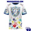 NFL Las Vegas Raiders Custom Name Number Autism Awareness Hands T-Shirt