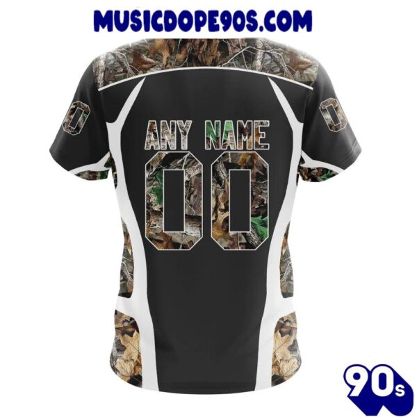 NFL Las Vegas Raiders Custom Name Number Camo Hunting T-Shirt