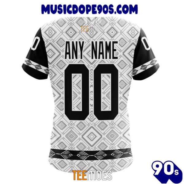 NFL Las Vegas Raiders Custom Name Number Native Pattern T-Shirt