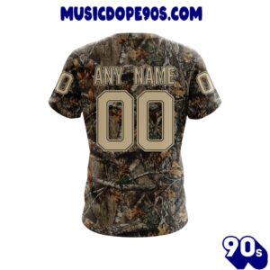 NFL Las Vegas Raiders Custom Name Number Special Hunting Camo T-Shirt