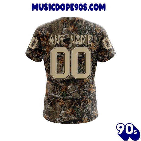 NFL Las Vegas Raiders Custom Name Number Special Hunting Camo T-Shirt