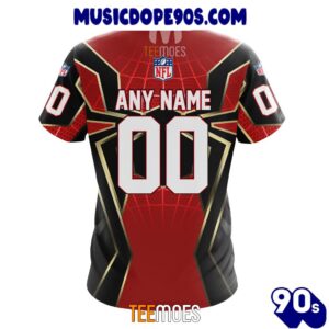 NFL Las Vegas Raiders Custom Name Number Spider Man T-Shirt