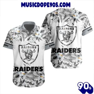 NFL Las Vegas Raiders Special Floral Hawaiian Shirt