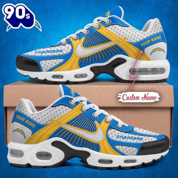 NFL Los Angeles Chargers Custom Name TN Shoes