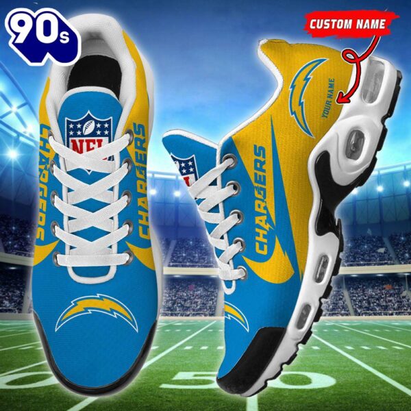 NFL Los Angeles Chargers Name TN Shoes For Fans Gift Christmas