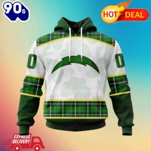 NFL Los Angeles Chargers Special Design For St. Patrick Day All Over Print Shirts