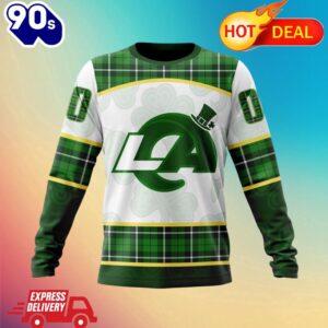 NFL Los Angeles Rams Special Design For St. Patrick Day All Over Print Shirts