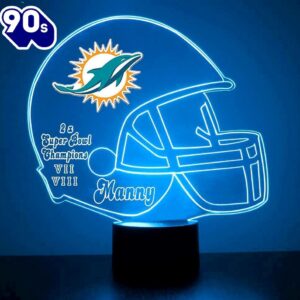 Custom Name NFL Miami Dolphins…