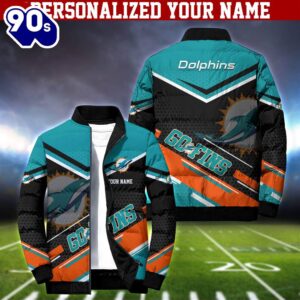 NFL Miami Dolphins Puffer Jacket…