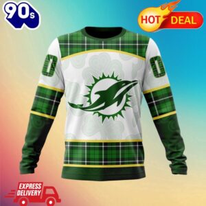 NFL Miami Dolphins Special Design For St. Patrick Day All Over Print Shirts