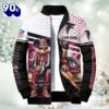 NFL Mickey And Minnie Atlanta Falcons Puffer Jacket Custom