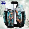 NFL Mickey And Minnie Miami Dolphins Puffer Jacket Custom