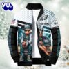 NFL Mickey And Minnie Philadelphia Eagles Puffer Jacket Custom