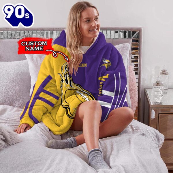 NFL Minnesota Vikings Custom Huggle Hoodie