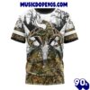 NFL Minnesota Vikings Custom Name Number Deer Skull And Forest T-Shirt