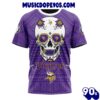 NFL Minnesota Vikings Custom Name Number Kits For Dia De Muertos T-Shirt