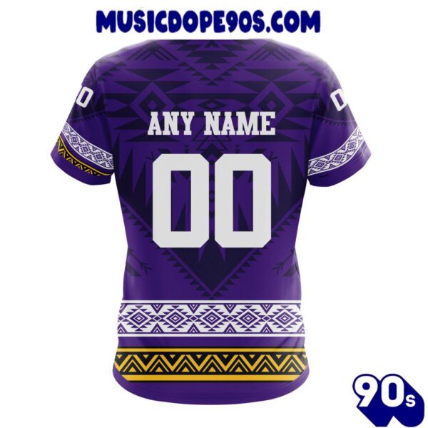 NFL Minnesota Vikings Custom Name Number Native Concepts T-Shirt