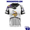 NFL Minnesota Vikings Custom Name Number Star Wars T-Shirt