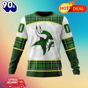 NFL Minnesota Vikings Special Design For St. Patrick Day All Over Print Shirts