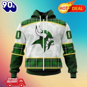 NFL Minnesota Vikings Special Design For St. Patrick Day All Over Print Shirts