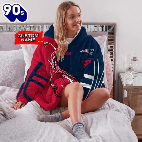 NFL New England Patriots Custom Huggle Hoodie